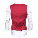 Men's Dress Vests Men's Vest Casual Jacket Business Waistcoat Men's Business Suit Vest Fashion