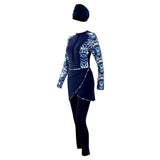 Burkini Muslim Swimwear Long Sleeve Swimsuit Short Skirt Conservative Swimwear