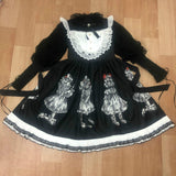 Gothic Lolita Harajuku Style Clothing Dark String Puppet Lolita Suspender Dress