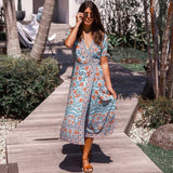 Beth Dutton Bohemian Dress Summer Spring Midi Dresses Beach Dress