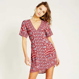 Beth Dutton Bohemian Dress Summer Spring Mini Dresses