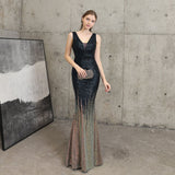 Sequin Evening Dress Evening Dress Fishtail Slim Fit