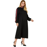 Women Plus Size Maxi Dresses Spring Long Sleeve Dress