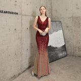 Sequin Evening Dress Evening Dress Fishtail Slim Fit