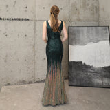 Sequin Evening Dress Evening Dress Fishtail Slim Fit