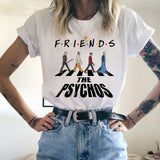 Friends Joey T Shirt Summer Short Sleeve for Adult White Loose Top