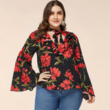 Women Plus Size Tops Long Sleeve Straight Top