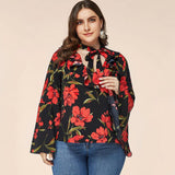 Women Plus Size Tops Long Sleeve Straight Top