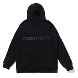 Fog Tops Autumn and Winter Double Line Letter Hoodie Sweater High Street Men and Women Fleece Zipper Coat Fear Of God