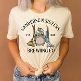 Halloween Costumes Sanderson Sisters Pumpkin Printed round Neck T-shirt for Women