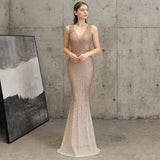 Sequin Evening Dress Evening Dress Fishtail Slim Fit