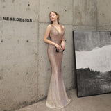 Sequin Evening Dress Evening Dress Fishtail Slim Fit