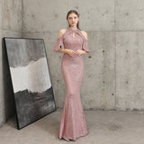 Sequin Evening Dress Sequined Queen Fishtail Evening Gown