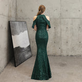 Sequin Evening Dress Sequined Queen Fishtail Evening Gown