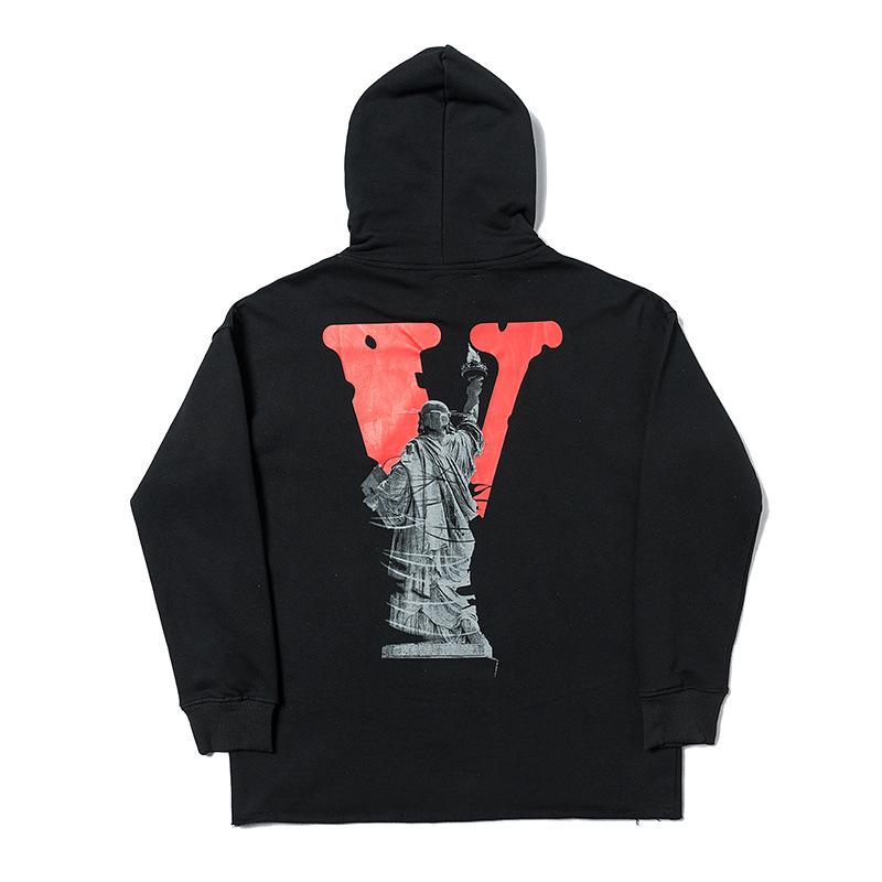 Vlone Hoodie Men's Hooded Sweater Men and Women