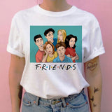 Friends Joey T Shirt Cartoon Image Print T-shirt