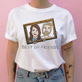 Friends Joey T Shirt Cartoon Image Print T-shirt