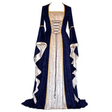Vintage Empire Waist Dress Medieval Costume Female Halloween Costume Cosplay