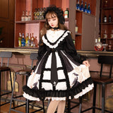 Gothic Lolita Harajuku Style Clothing Sakura Aciclovir Gel Lolita Dark Gold Hymn Op Lolita Dresses