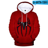 Men Spider Hoodie Spider-Man 3D Printed Hood Sweatshirt
