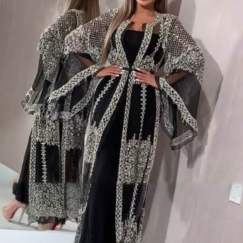 Semi Formal Dresses for Wedding Sexy Dress Shawl Banquet Evening Dress