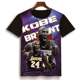 In Memory of Kobe T Shirt Kobe 3D Printing T Shirt