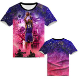 In Memory of Kobe T Shirt Black Mamba Kobe Memorial Short Sleeve T-shirt 3D Printing