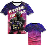 In Memory of Kobe T Shirt Black Mamba Kobe Memorial Short Sleeve T-shirt 3D Printing