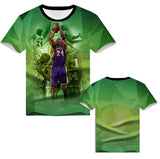 In Memory of Kobe T Shirt Black Mamba Kobe Memorial Short Sleeve T-shirt 3D Printing