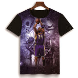 In Memory of Kobe T Shirt Kobe 3D Printing T Shirt