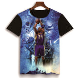 In Memory of Kobe T Shirt Kobe 3D Printing T Shirt