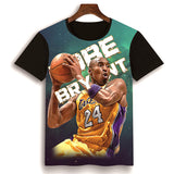 In Memory of Kobe T Shirt Kobe 3D Printing T Shirt