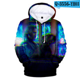 John Wick Keanu Hoodie John Wick 3 Peripheral 3D Printed Hood Sweatshirt