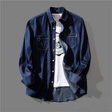 Denim Shirts Spring Men's Long-Sleeved Jacket