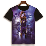 In Memory of Kobe T Shirt Kobe 3D Printing T Shirt