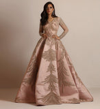 Mariah Carey Dress Gilding Long Sleeve Dress Banquet Sexy Evening Dress