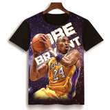 In Memory of Kobe T Shirt Kobe 3D Printing T Shirt