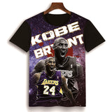 In Memory of Kobe T Shirt Kobe 3D Printing T Shirt