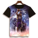 In Memory of Kobe T Shirt Kobe 3D Printing T Shirt