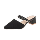 Nude Chunky Heel
