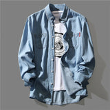 Denim Shirts Spring Men's Long-Sleeved Jacket