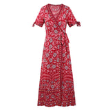 Beth Dutton Bohemian Dress Summer Spring Midi Dresses Beach Dress