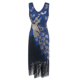 The Great Gatsby Prom Dresses Retro Sequin Bead Dress