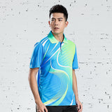 Cricket T Shirt Lapel Short Sleeve Quick-Drying Summer Table Tennis Wear