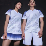 Cricket T Shirt Badminton Clothing Short Sleeve