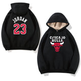 Chicago Bulls Hoodie Jersey Thickening