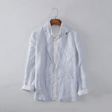 Men Linen Suits Autumn Linen Suit