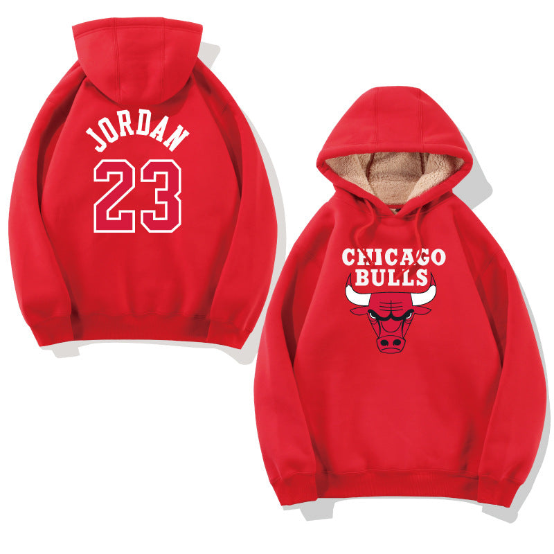 Chicago Bulls Hoodie Jersey Thickening