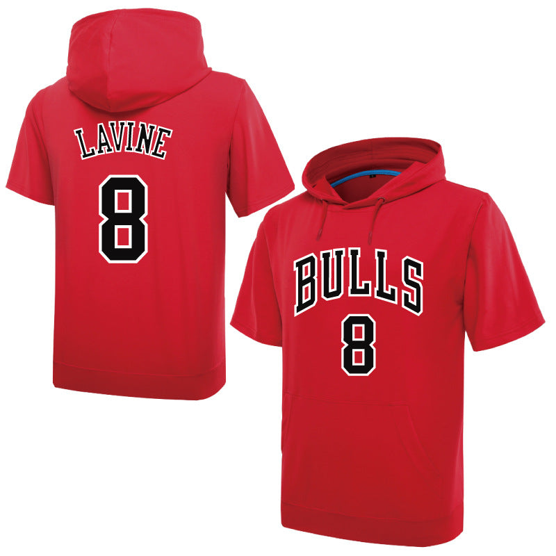 Chicago Bulls Hoodie Jersey Sports Training Wear