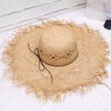 Straw Hat Spring/Summer Big Brim Raffia Hat Female